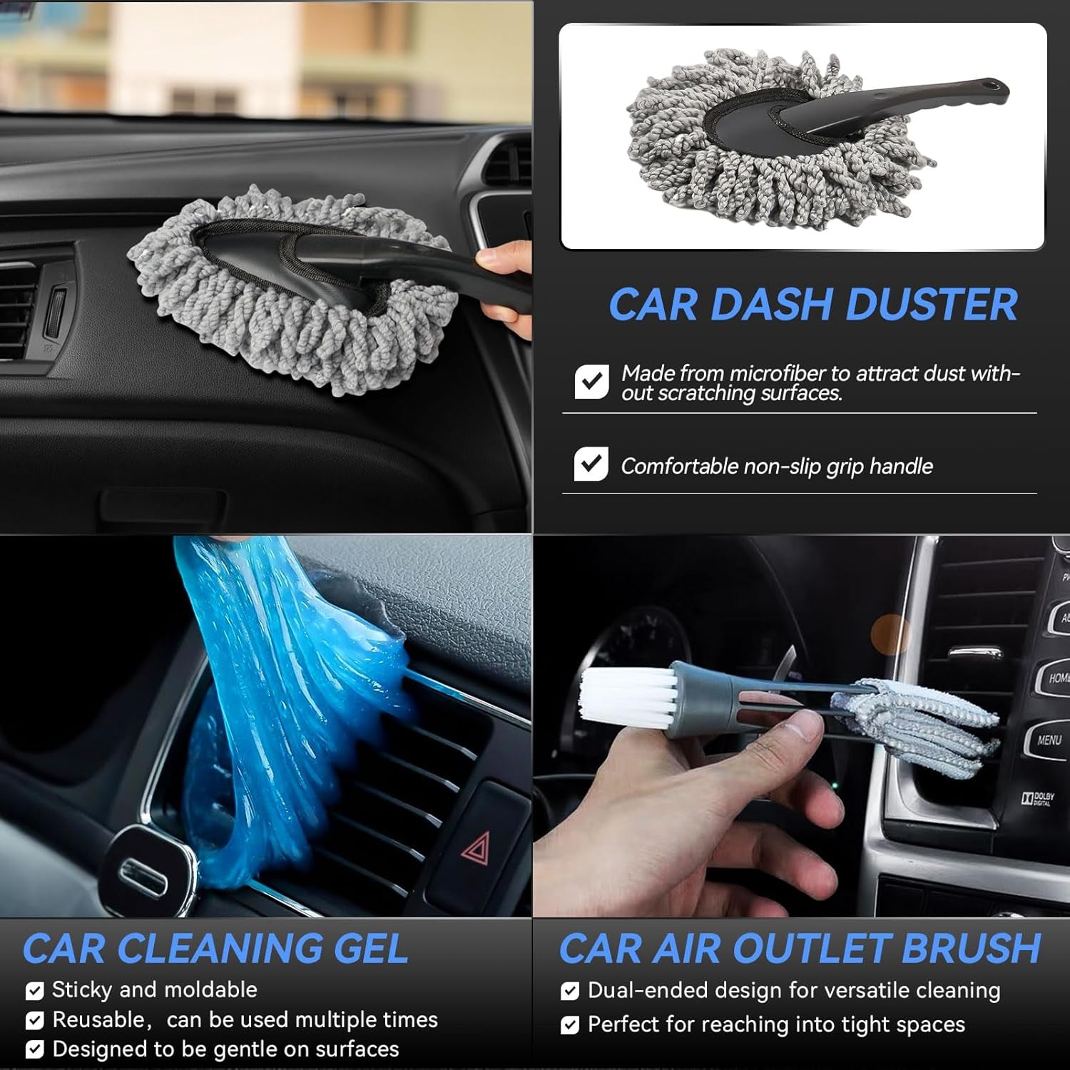 Car Wash & Detailing Kit — 21 Pieces with Storage Case