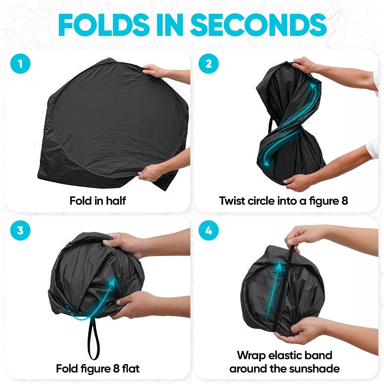 Reflective Car Sun Shade — Extra Large, Foldable