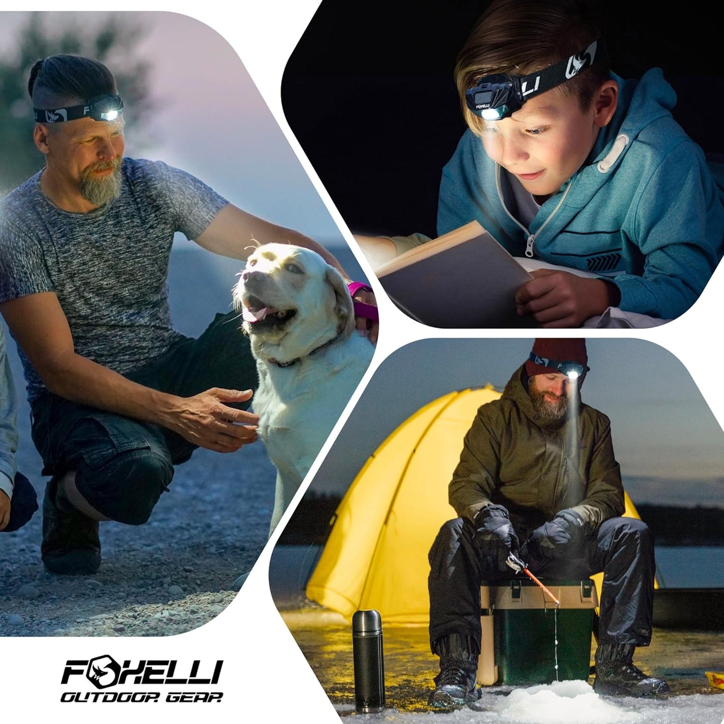 USB-C Rechargeable LED Headlamp — 180 Lumens, 5 Modes