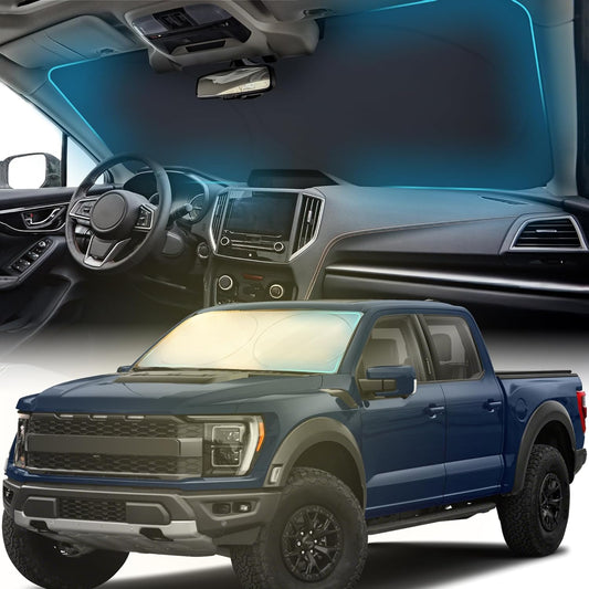 Reflective Car Sun Shade — Extra Large, Foldable