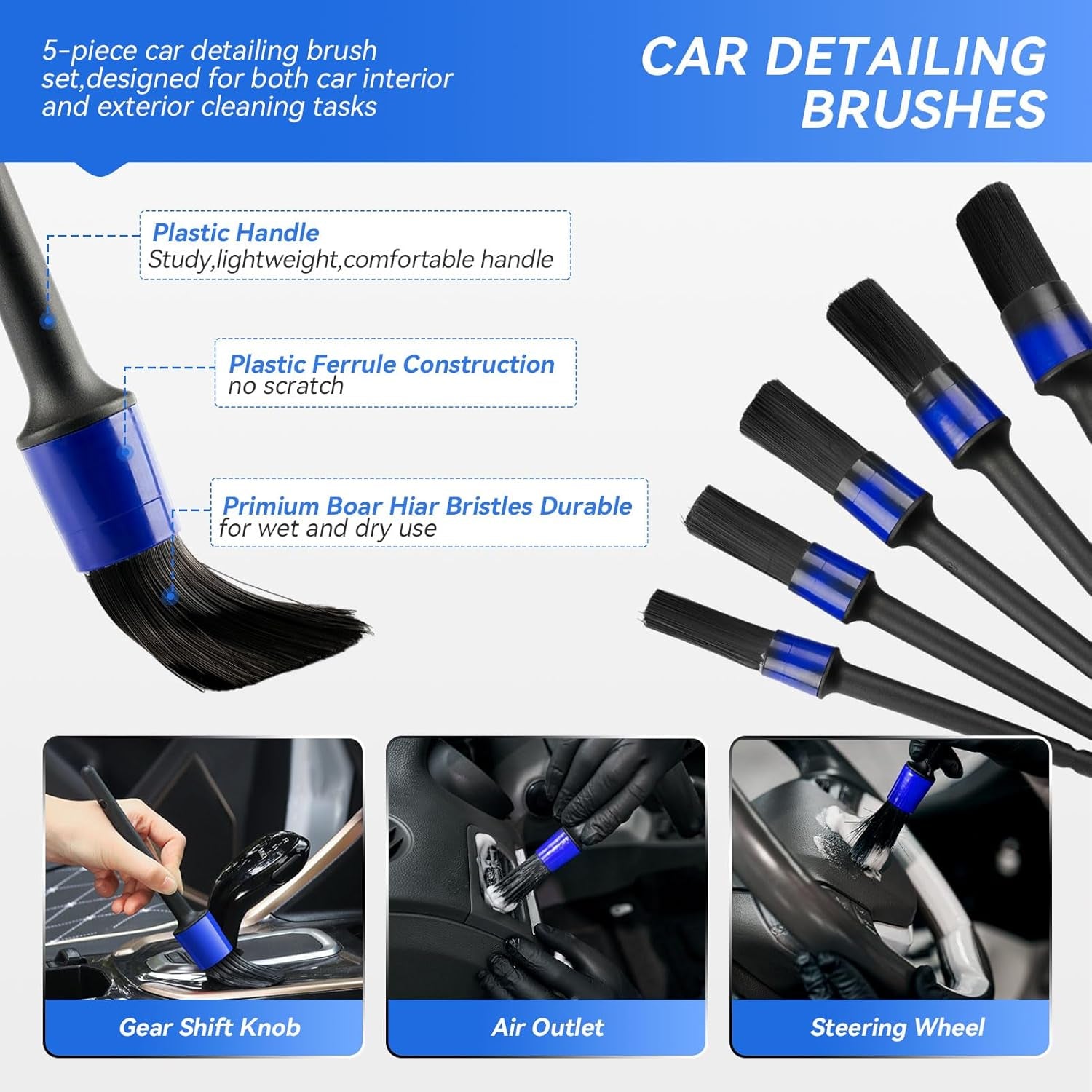 Car Wash & Detailing Kit — 21 Pieces with Storage Case